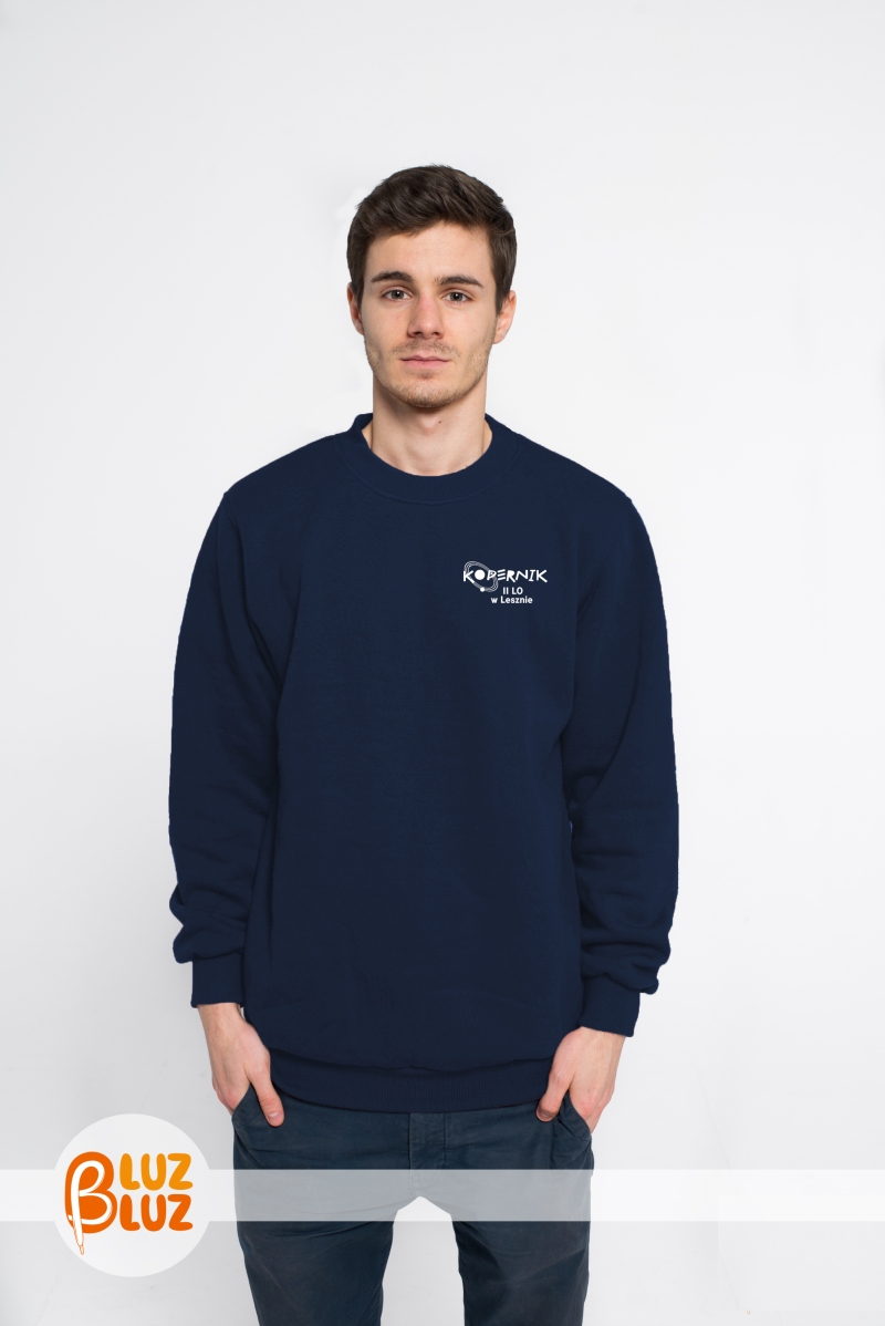 crewneck granat małe logo